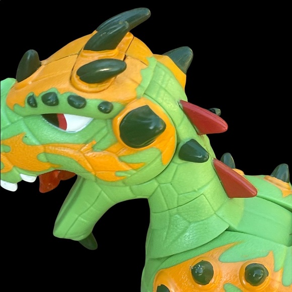 FISHER PRICE IMAGINEXT GREEN DRAGON RED WINGS - Picture 9 of 15